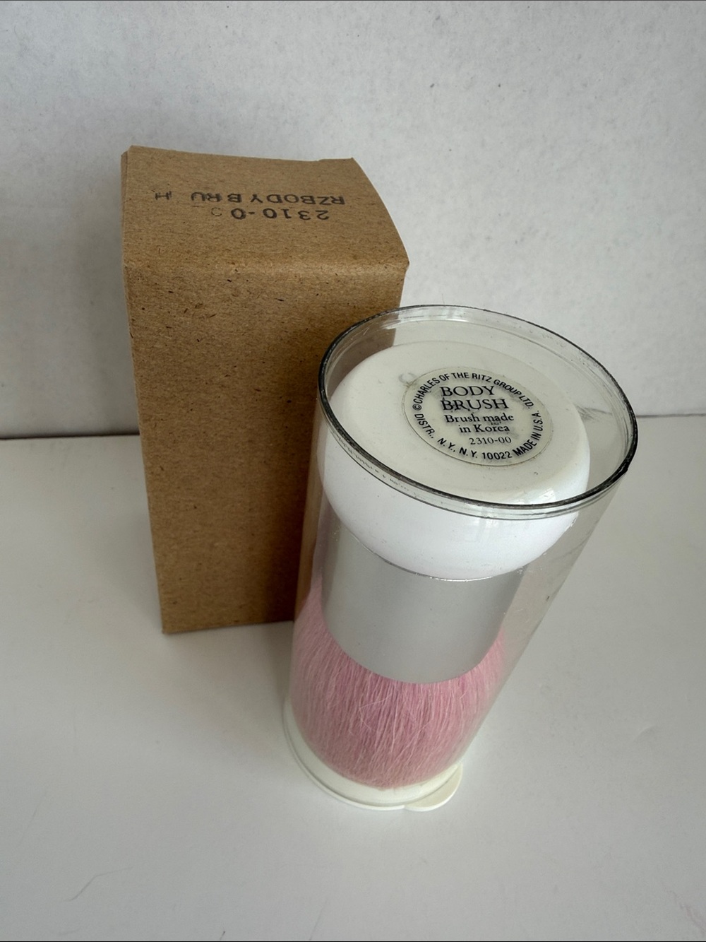 Charles of the Ritz *Discontinued* Pink Body Brush - NIB
